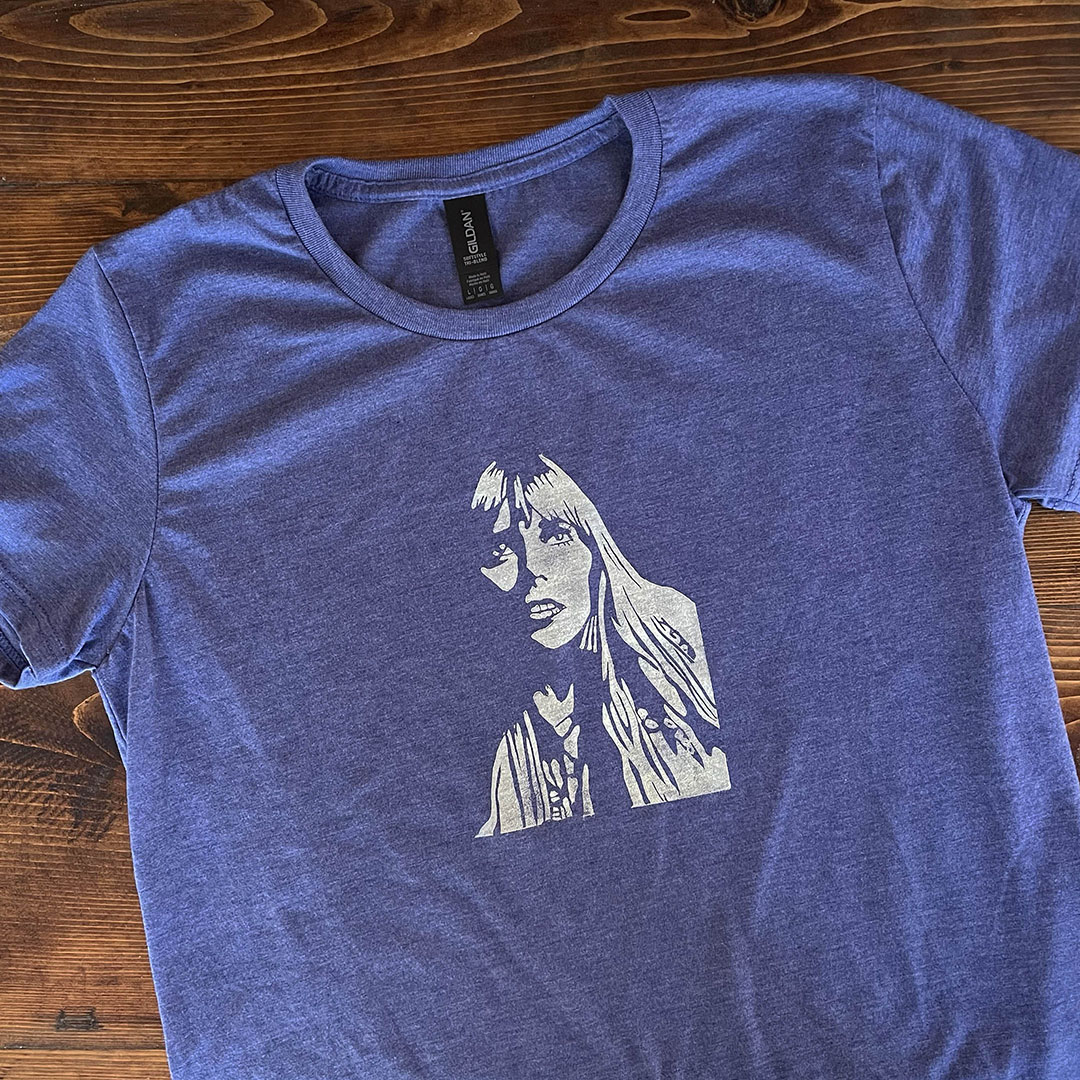 Joni - Women's Linocut Tee - Image 2