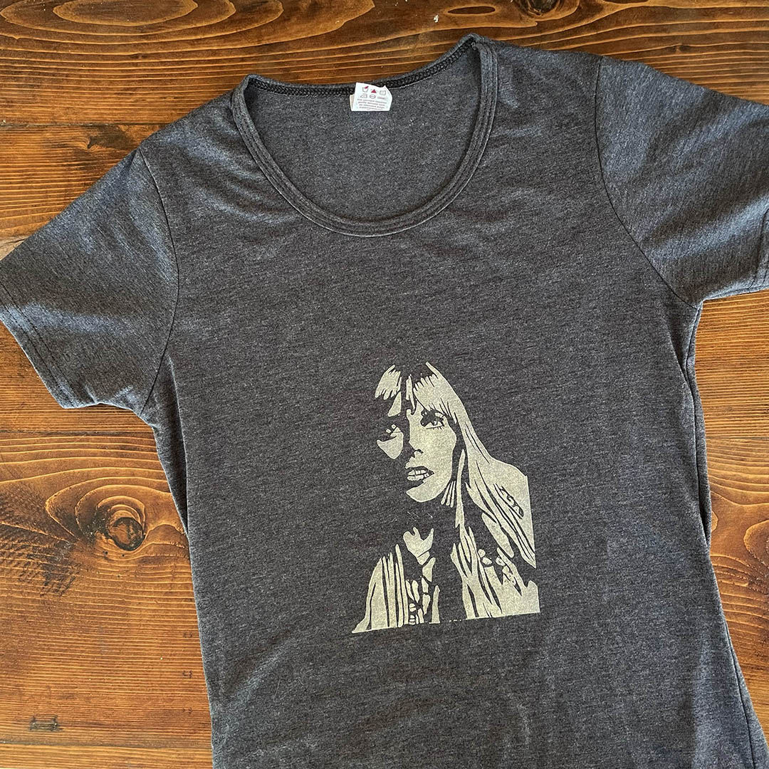 Joni - Women's Linocut Tee - Image 5