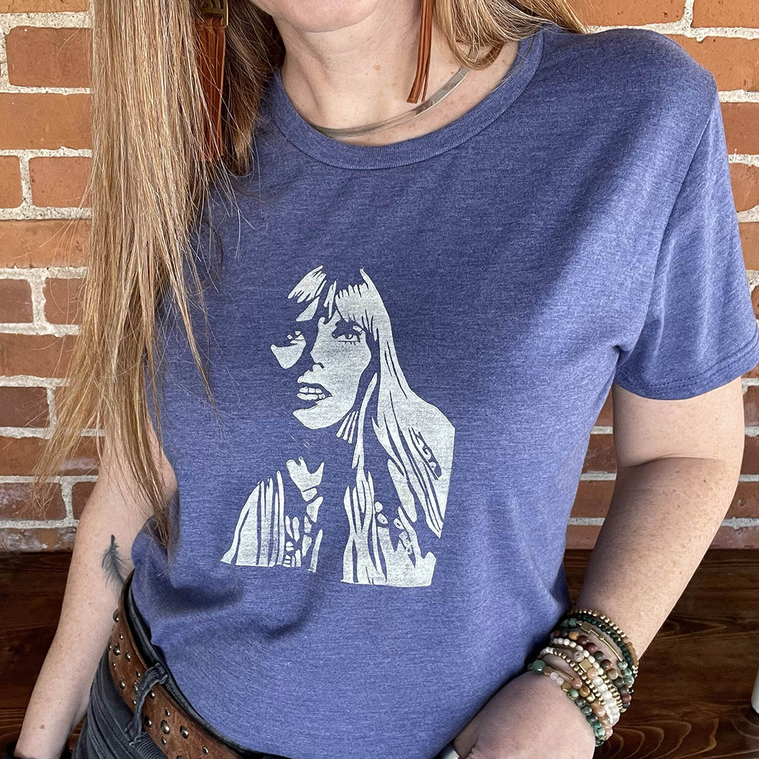Joni - Women's Linocut Tee - Image 3