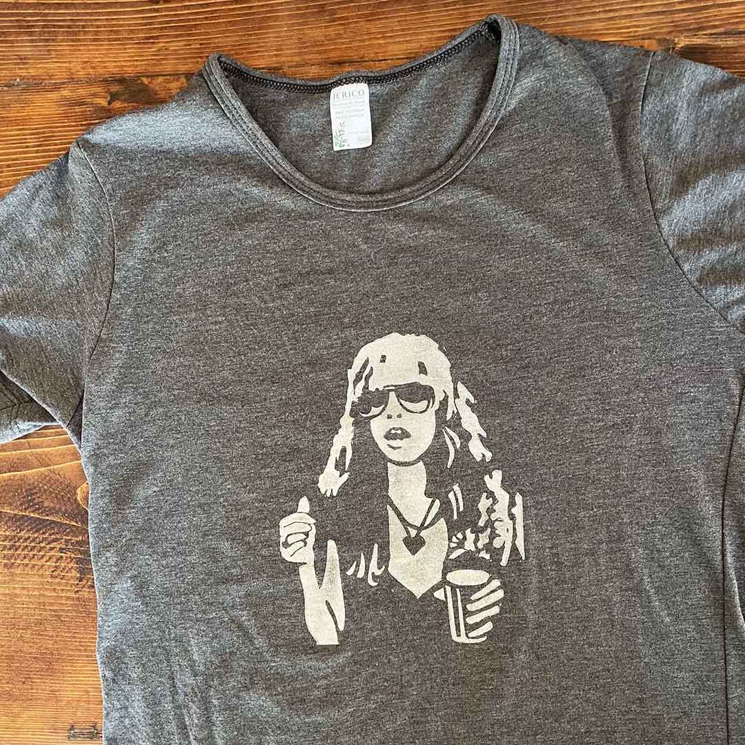 Stevie - Women's Linocut Tee - Image 4